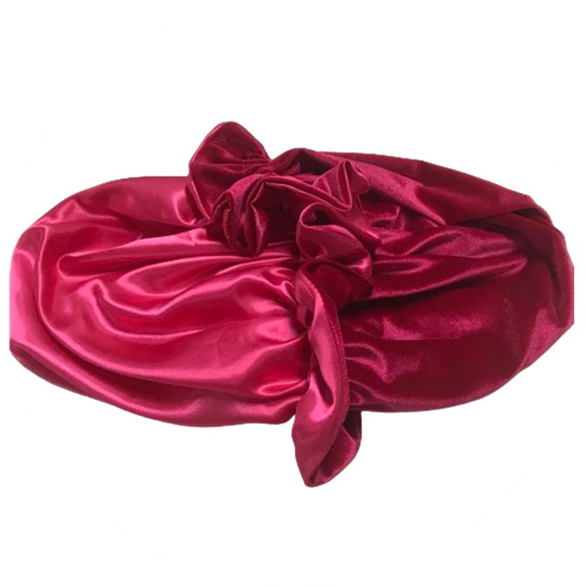 Print Logo Silk Stain Velvet Bonnet and Durags Sleeping Colorful Women Satin Bonnets With Hair Wraps Beauty Salon Home