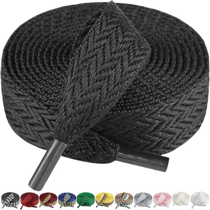 Шнурки для кроссовок шириной 1,5 см, толстые плоские шнурки для баскетбола, тенниса, спортивной обуви, шнурки для обуви в виде волнистой булки