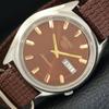 Б/У винтажные мужские часы SEIKO 5 AUTOMATIC JAPAN с коричневым циферблатом и функцией «День/дата» a433862-2 R119-a433862
