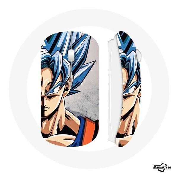 Souris Sans Fil - Dragon Ball - Goku - Cheveux Bleus - USB WiFi - Compatible Mac et PC
