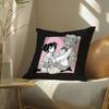 H-Happy S-Sugar Life Cushion Cover Soft Short Plush Pillow Cover Smooth Cozy Texture Aesthetic Cushion Case Home Decor