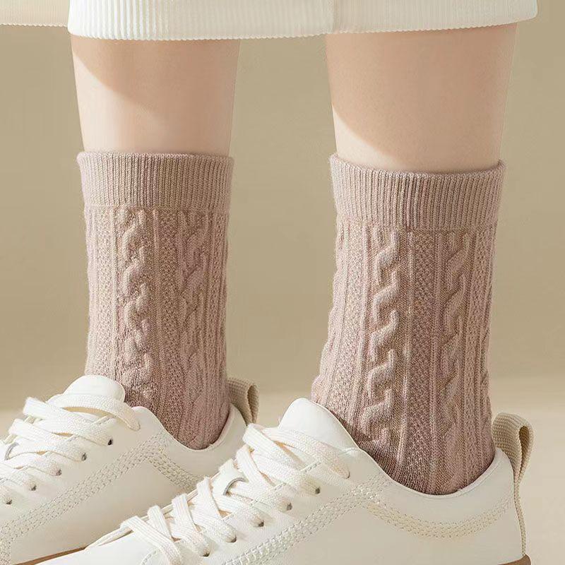New Cool Women Fashion Vintag Cotton Long Thin Sock Female Spring Summer Autumn Lady Casual Girl Middle Tube Socks For Women