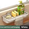 1 шт. Кухонная стойка для хранения раковины, сушилка с держателем для полотенец, настенная, для хранения губки, мыла, чистящих средств, аксессуары для раковины