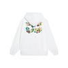 Li Ning X Pablo Ientile Cartoon Print Embroidered Pullover Hoodie Men Hoodies Standard-White AWDT161-4