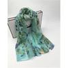 Women's Spring and Summer Light and Soft Printing Temperament Silk Scarf Plain Commuter Thin Shawl