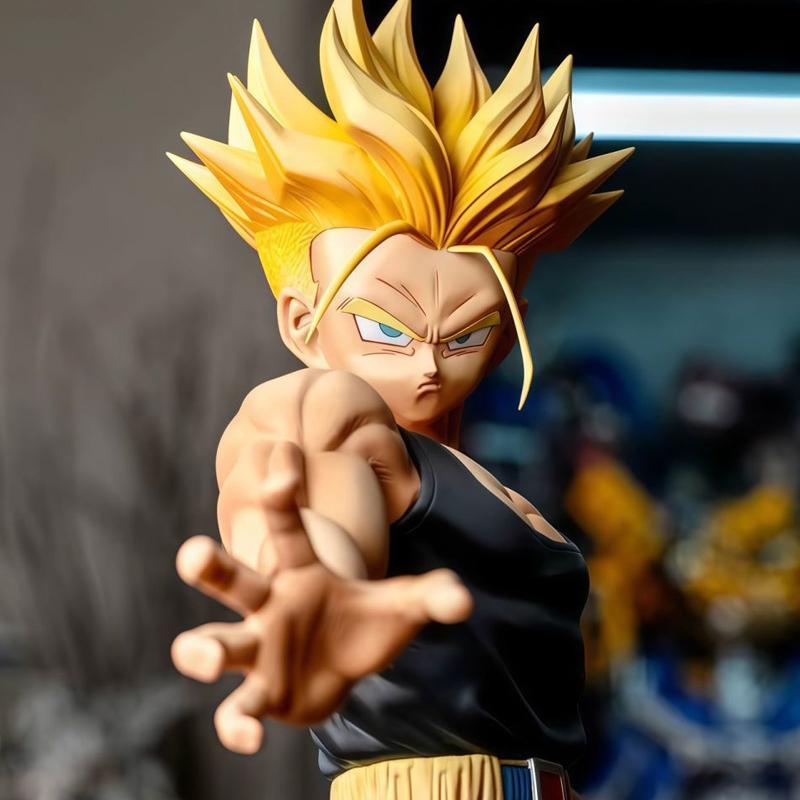 30 см Фигурка Транкса из Dragon Ball Супер Сайян Транкс Аниме Фигурки Статуя Коллекция Декор для стола Модели Детские Подарки на День Рождения Игрушки