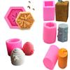 DIY Craft Epoxy Resin Desk Decoration Soap Mold 3D Silicone Candle Mould Honeycomb Mold Wax Model