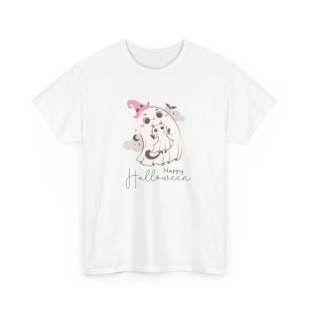 Ghost Story T-Shirt | Spooky Paranormal Tee | Cute Ghost Cat Graphic Shirt