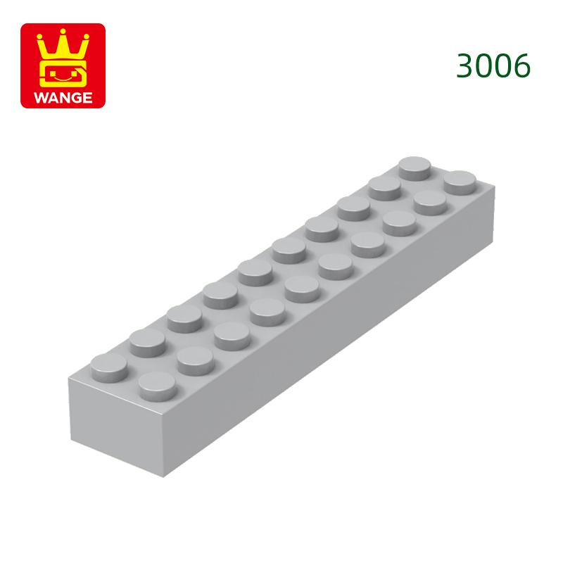 Нетоксичные 17 шт./лот 3006 Толстые 2x10 Строительные блоки Moc Классические аксессуары Совместимые кубики Детские игрушки Подарочная коробка