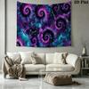 Tie-Dye Wall Tapestry Aesthetic Wall Hanging Printed Fabric Blanket Decorative Tapestries for Bedroom Living Room Home Decor