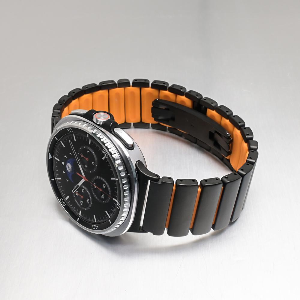 Титановый фторэластомерный ремешок для Samsung Galaxy Watch Ultra 2025 47 мм 8/8 Classic 40/44 мм 46 мм Ремешок для GALAXY Ultra 47