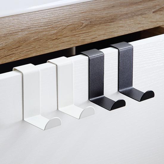 4 шт. крючки для задней двери, нержавеющие, антидеформационные, прочные, выдерживающие нагрузку, органайзер для полотенец, вешалки для шкафа