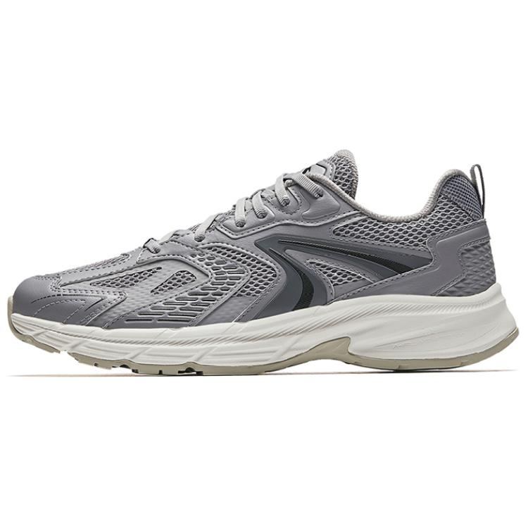 Anta Comfortable Versatile Non-Slip Wear-Resistant Low-Top Casual Running Shoes Men Sneakers Pigeon-Gray 912515504-2
