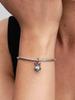 Pandora 794246C01 Подвеска-шарм 'Розовое сердце' – Шарм-сердце из стерлингового серебра с розовым кристаллом