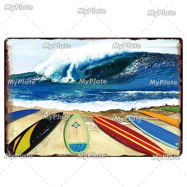 NODE BEACH Vintage Metal Sign Tin Sign Vintage Cafe Decoration Plaque Home Wall Decor Bar Sign Home Decor Poster Drop Shipping