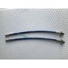 PU Covered Motorcycle Brake Oil Hose Line Stainless Steel Braided PTFE Pipe With Hexagonal Joint And Outer Filament