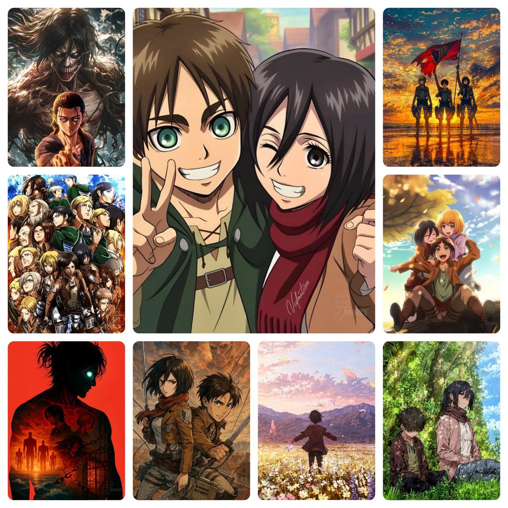 New Attack On Titan Diamond Art DIY Painting Kits Mosaic=Embroidery Jewelry Cross Stitch Home Decor Children's
