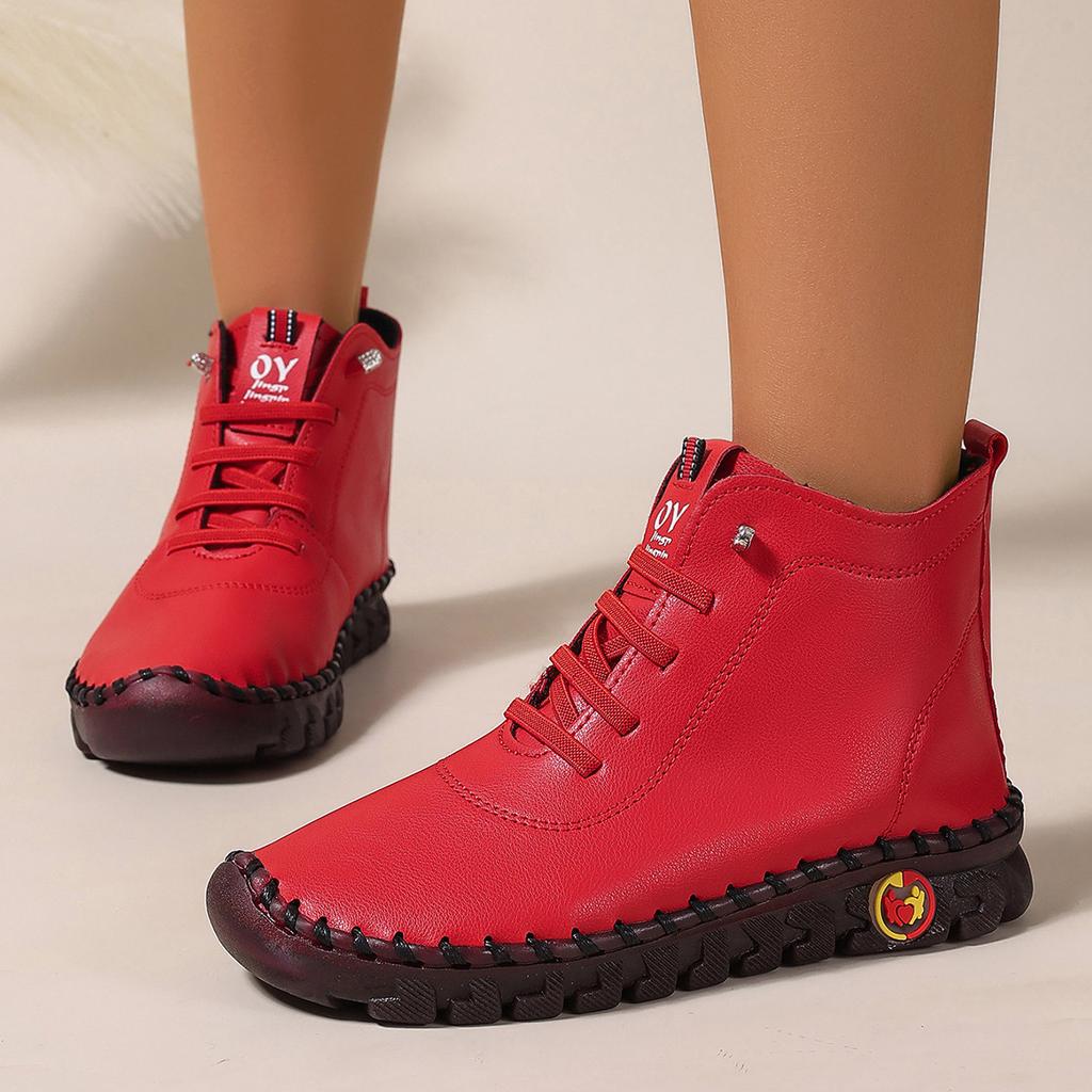 Женская обувь удобная и дышащая, обувь с высоким верхом, весенне-летняя ручной работы с мягкой подошвой