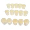 15Pcs Disposable Tasting Cup Wooden Decorated Lightweight Dessert Cup for Home Bars Restaurants