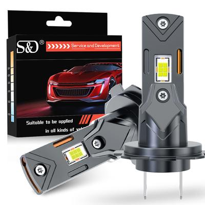 2 шт. Светодиодные лампы для фар H4 H7 25000 лм 1:1 Мини Canbus H3 H11 H8 Светодиодная лампа 70 Вт CSP для автомобильной фары Безвентиляторная DRL лампа Автомобильные противотуманные фары 12 В 6500 К Белый