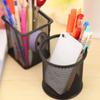 1Pcs New Pencil Holder Office Desk Metal Mesh Square Pen Pot Cup Case Container Organiser Durable Pencil Case Desk Supplies