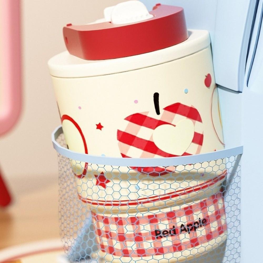 Stainless Steel Cartoon Insulated Cup 420ml Straw Thermal Flask Cute Travel Coffee Mug