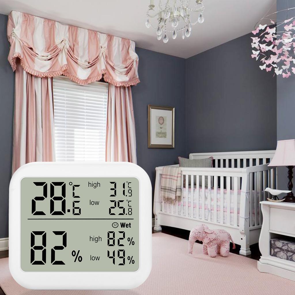 Wireless Temperature and Humidity Gauge Monitor Indoor Thermometer with Humidity