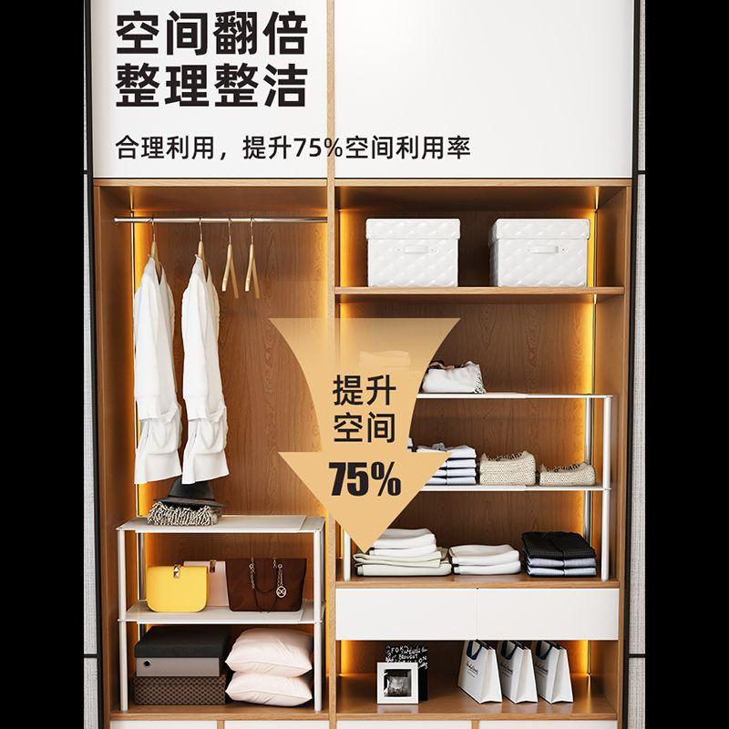 Retractable cabinets, layered shelves, wardrobes, baffles, inner compartments, dormitory wardrobes, partitions, shelves, clothes, clothing