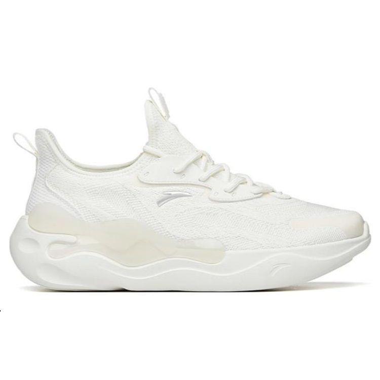 Anta Tide Worship 2.0 Удобные спортивные дышащие повседневные туфли с низким верхом Мужские кроссовки Белые Серебристые 912218835-2