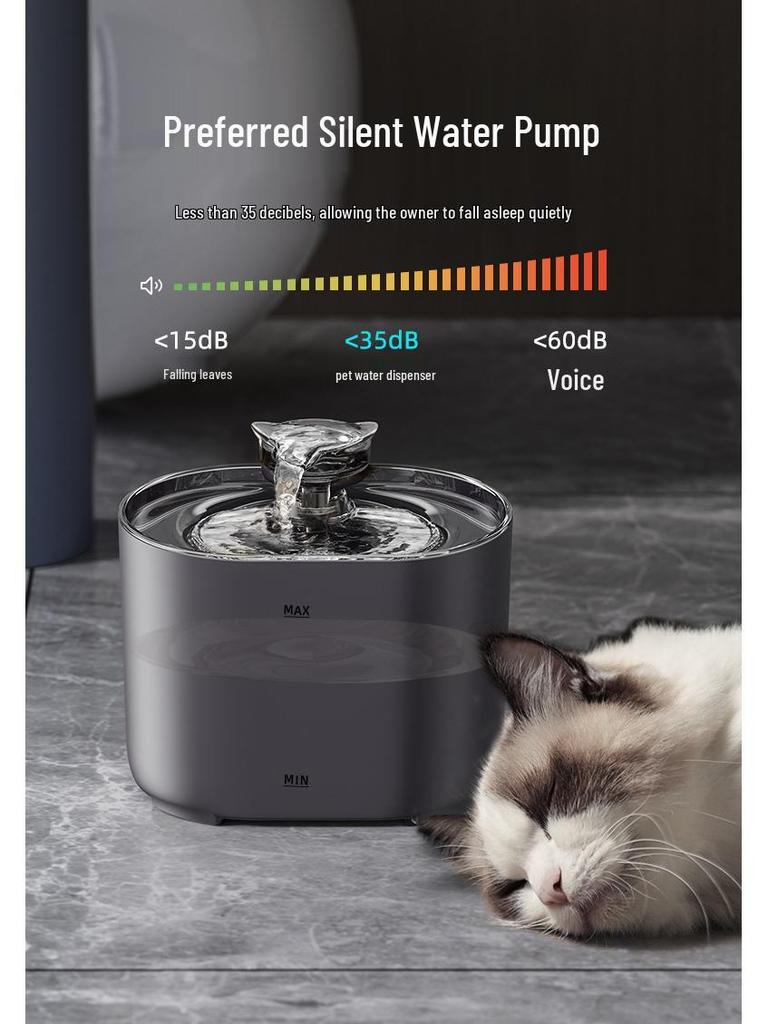 Pet Smart 2L Automatic Water Fountain for Cats and Dogs