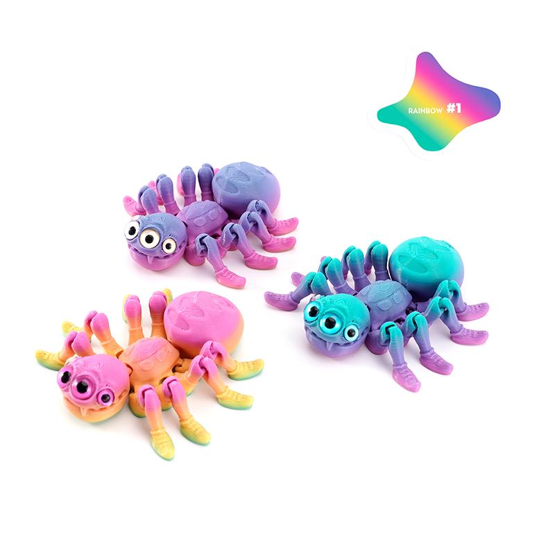 Гибкая 3D-печатная шарнирная скульптура паука, подвижная фигурка паука, креативный настольный декор, украшение