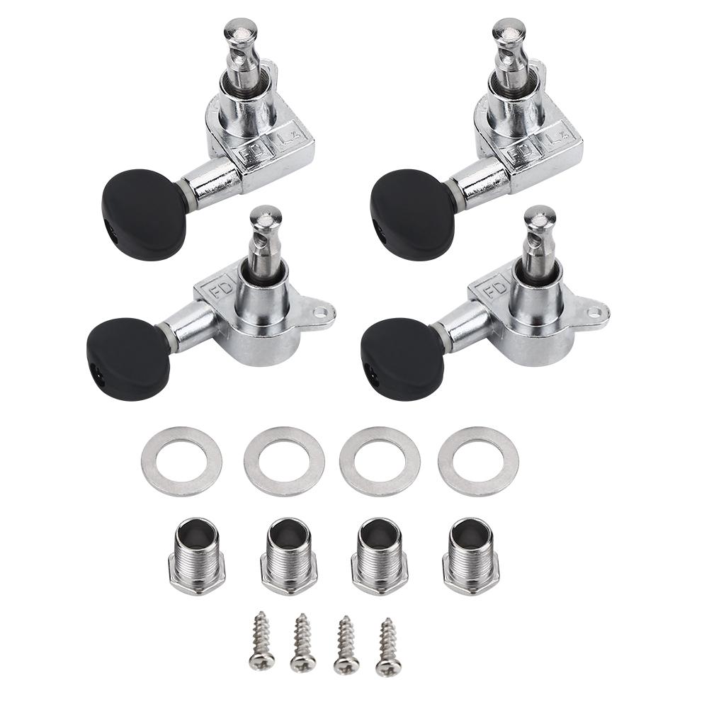 2R 2L Closed Aluminum Alloy Machine Heads String Tuning Key Pegs Tuners for Ukulele
