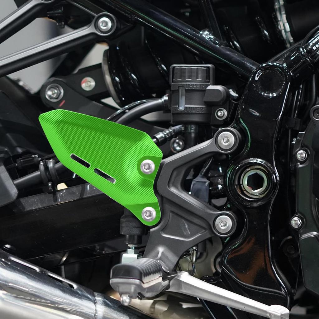 BYEMTTY Алюминиевые накладки на пятку, 1 пара, подходят для Kawasaki Z900RS Z900RS CAFE 2018 2019 2020 2021 2022 2023 2024 2025 (черный)