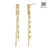 Gold N 14K Cynical Chain Earrings Yg