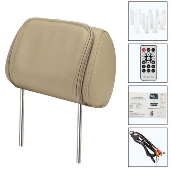 Universal 7 Inch Car Headrest Monitor Rear Seat Entertainment Player