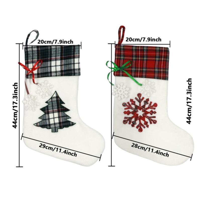 1/2 шт. Персонализированные рождественские чулки с именем, Рождественские украшения, Подарки для семьи, Санты, Праздника, Питомца, Чулки с собачьей лапой