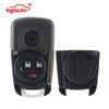 kigoauto Remote Key Case Shell 5 Button Flip Key Fob Replacement Case for Buick LaCrosse GL8 Chevrolet Volt 2010-2015