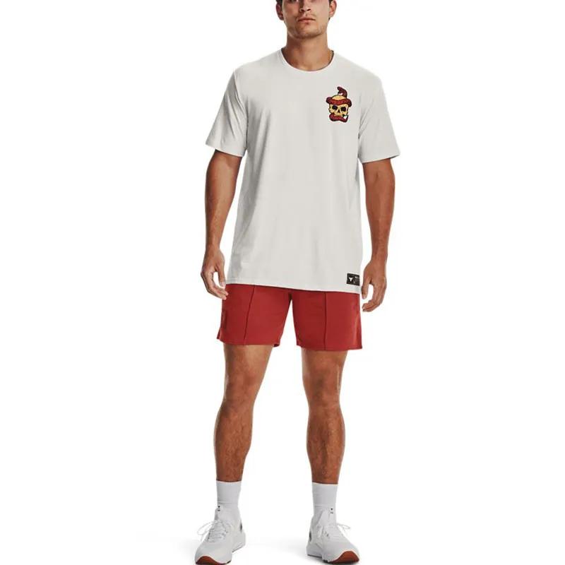 Under Armour Мужская белая футболка Project Rock (унисекс) Футболки 1380854 114