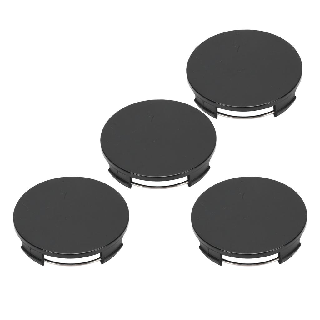 4 шт. 65 мм 2,6 дюйма Колпаки на центр колеса Защита от падения Крепление 62,2 мм ID Универсальная крышка центра ступицы Черный