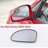 CAPQX For KIA Cerato 2005 2006 2007 2008 2009 2010 2011 2012 Auto With Heating Outside Rear View Mirror Glass Side Mirror Lens