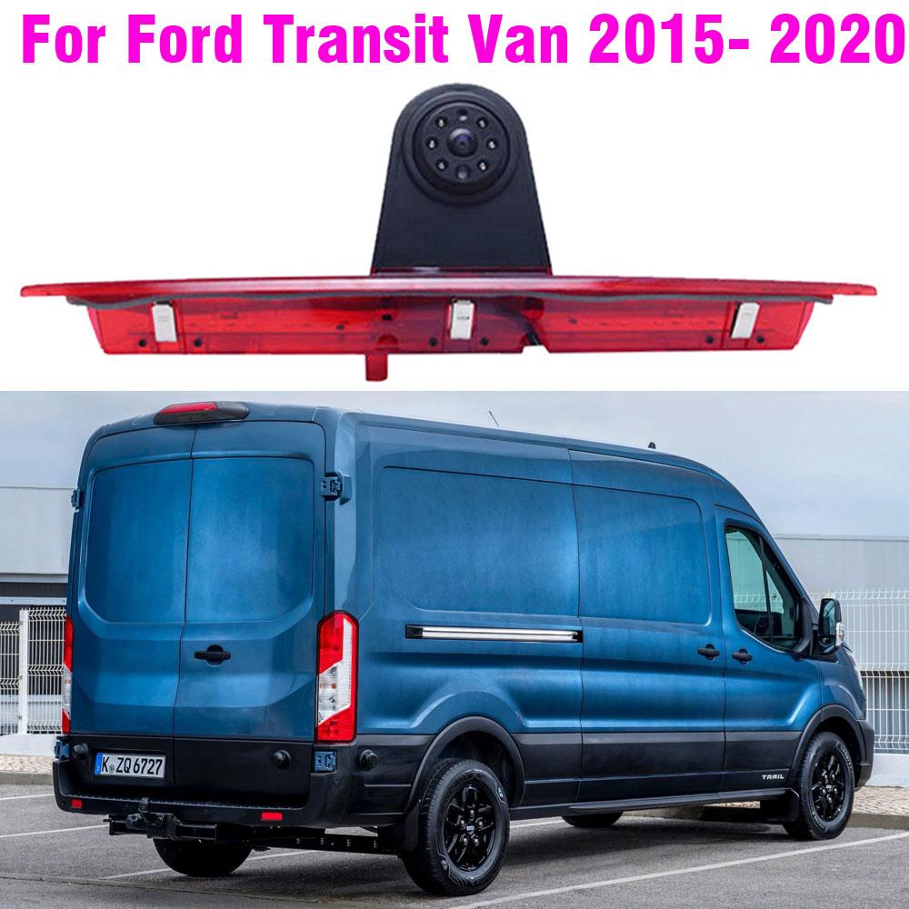 Светодиодный стоп-сигнал автомобиля Камера заднего вида для фургона Ford Transit 2015-2020 Камера для парковки заднего хода + 7-дюймовый монитор Ночное видение Направляющая линия ИК