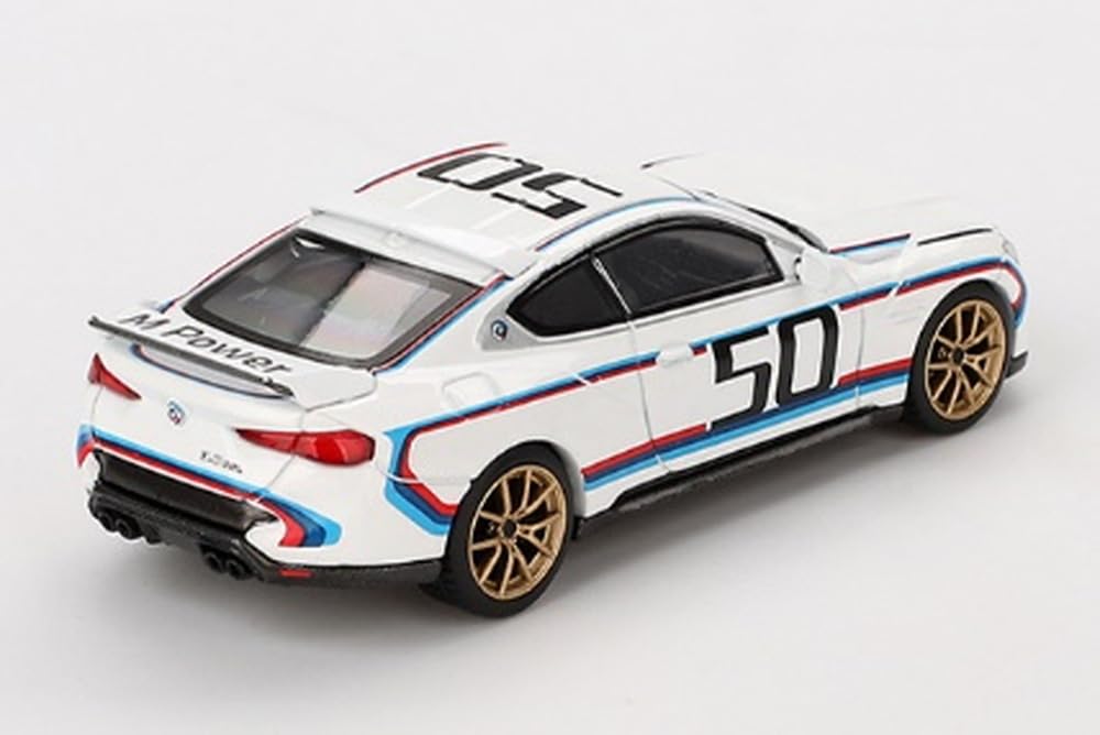 MINI GT Scale BMW CSL White Finished Model 1/64 3.0 (Right-Hand Drive) MGT00863-R