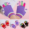 Children's Accessories Acrylic for Kids Antiskid Full Finger Mittens Winter Glove Knitted Gloves