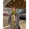 Scarf Female Winter Student Warm Versatile Fashion Patch Scarf Shawl Men's Trend