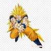 Patches For Clothes Bag Iron On Thermal Stickers Goko Ssj 3 Goku Vegeta Pattern Washable Heat Transfer