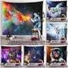 Home Decoration Tapestry Live Background Cloth Living Room Sofa Hanging Painting Tapestry Astronaut Starry Sky Hanging Cloth