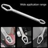 1PC Car Universal Torx Wrench 8-22mm Adjustable Self-tightening Wrench Board Double-head Torx Spanner