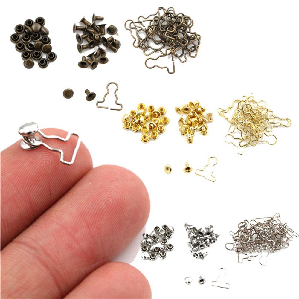 Gourd Style Sewing Accessory Dolls Buckles Trousers Bags Accessories Metal Buckle Doll Belt Buttons