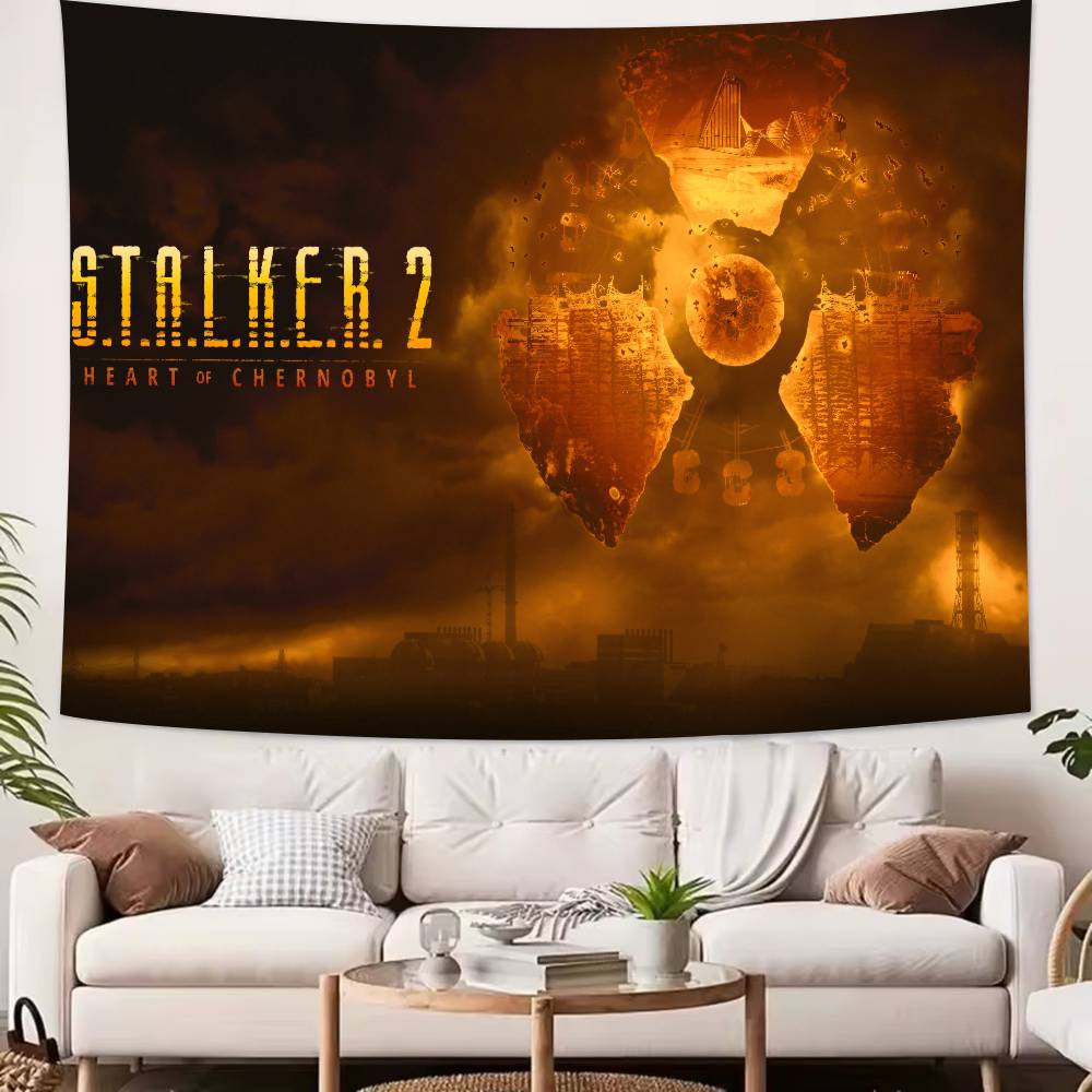 Хоррор Триллер Приключенческая Игра Серия Игр SSTALKER Гобелен Украшение Спальня Общежитие Фон Гостиная Клуб Гобелен