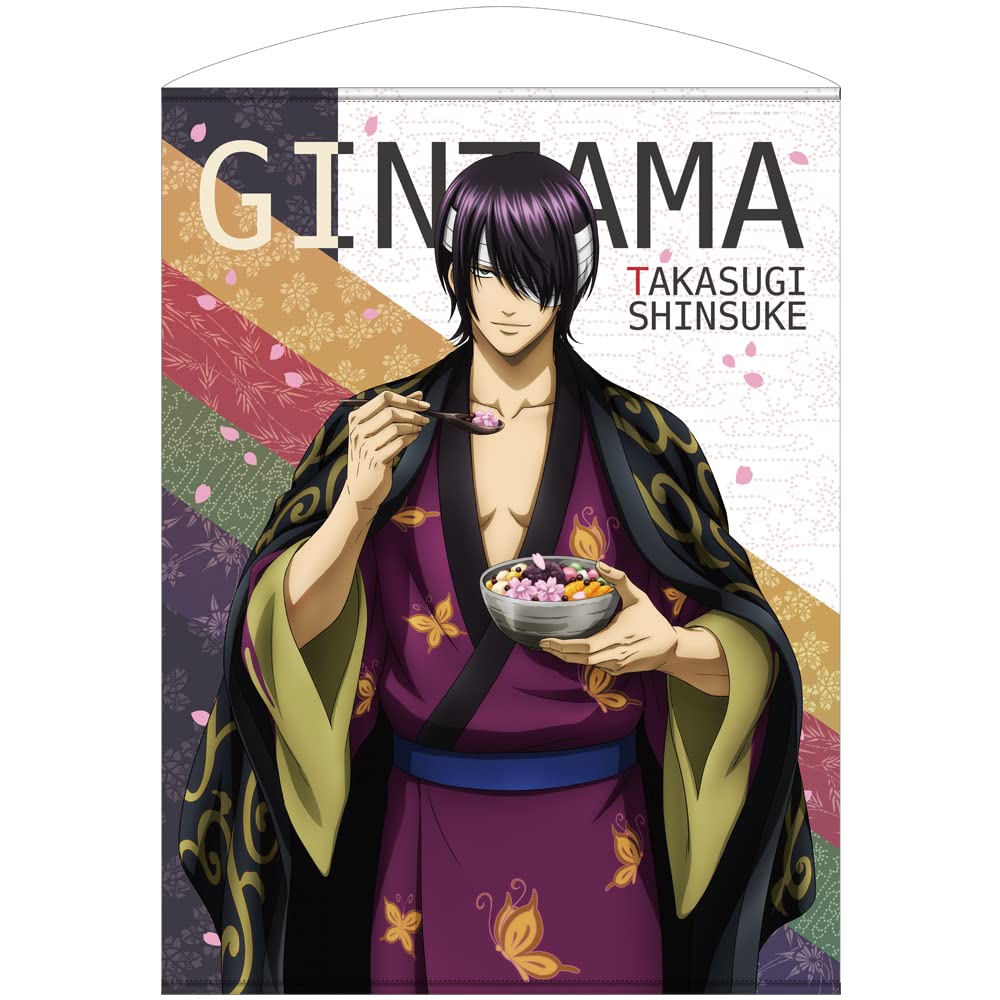 Cospa Shinsuke Takasugi 100см Гобелен Сакура Анмицу 100 x 75см Гинтама. Вер. Прибл.